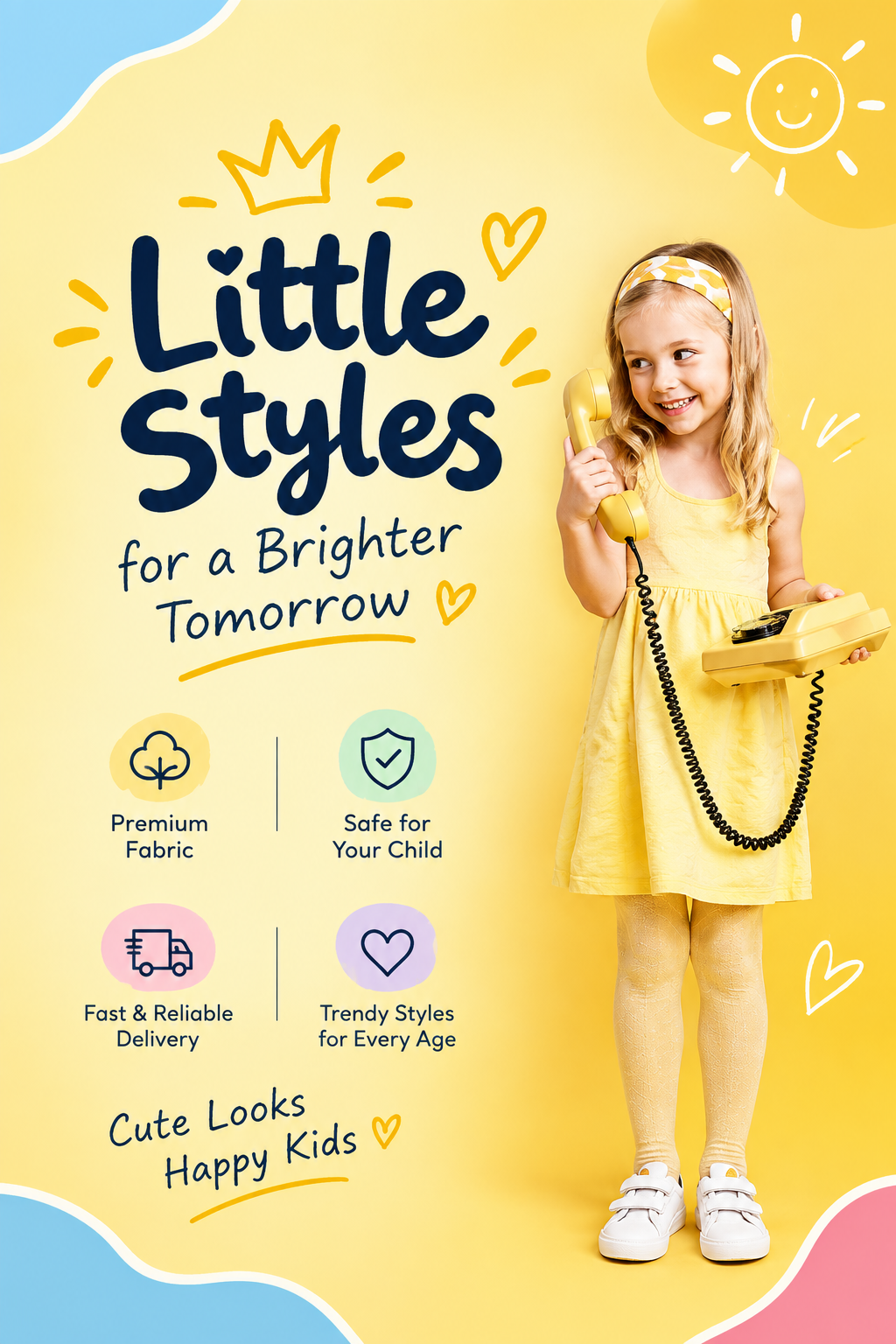 Kids Fashion Mobile Banner